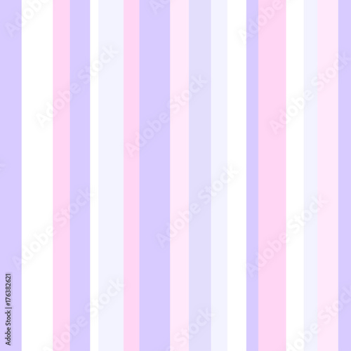 Striped pattern with stylish and bright colors. Pink, violet and white stripes. Background for design in a vertical strip