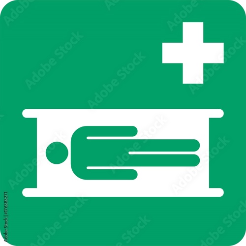ISO 7010 E013 Stretcher