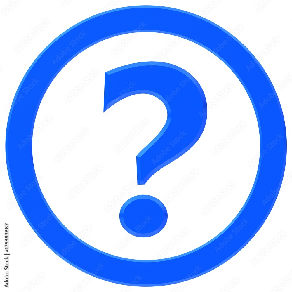 question mark blue 3d isolated question mark blue 3d isolated