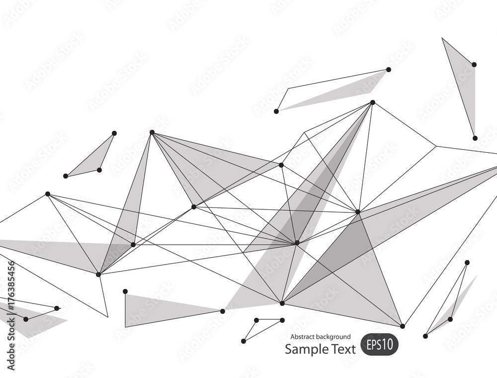 Abstract background for design technology and networking science Abstract background for design technology and networking science