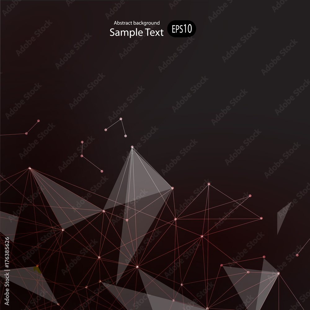 Abstract background for design technology and networking science Abstract background for design technology and networking science