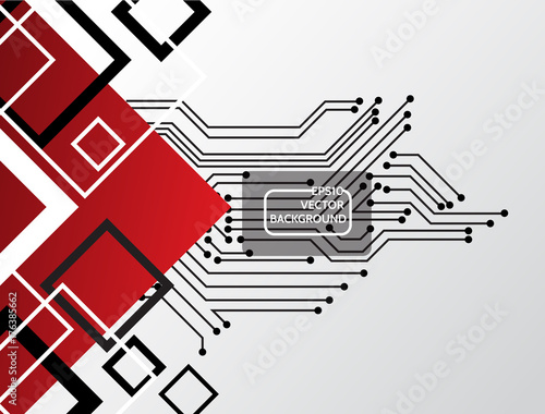 Abstract background for design technology and networking science