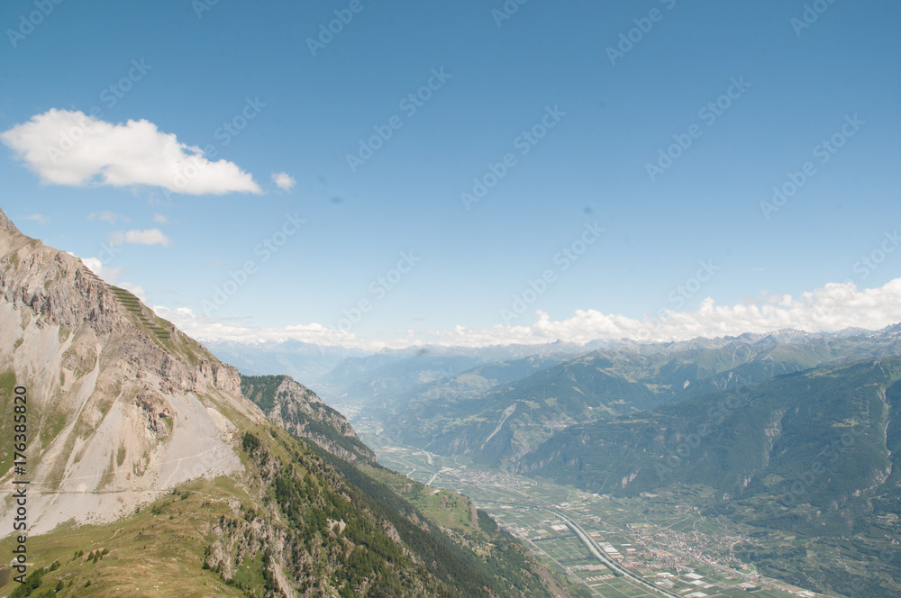 Naklejka premium La vallée du Rhône