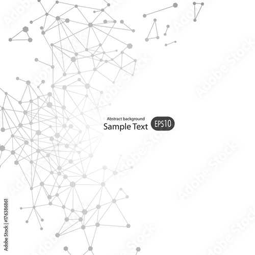 Abstract background for design technology and networking science