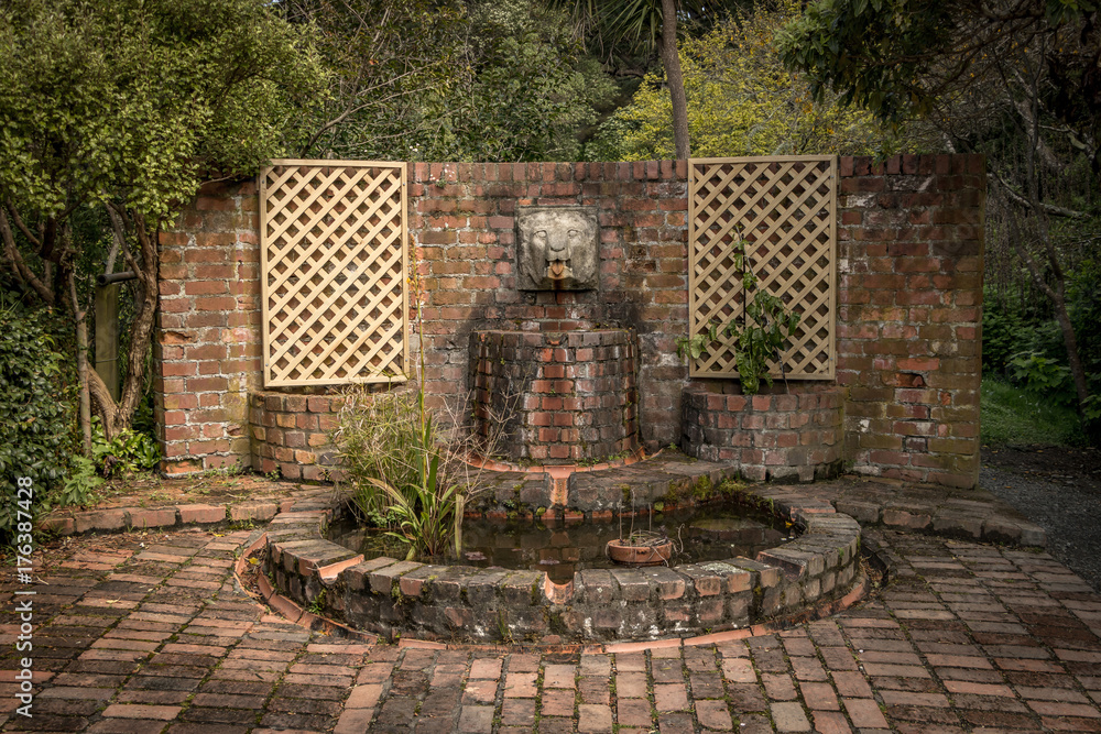 Naklejka premium Old Stone Fountain