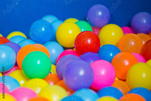 ball color for child / colorful background