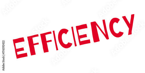 Efficiency rubber stamp. Grunge design with dust scratches. Effects can be easily removed for a clean, crisp look. Color is easily changed.