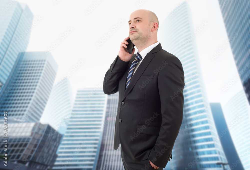 on the phone on the phone
