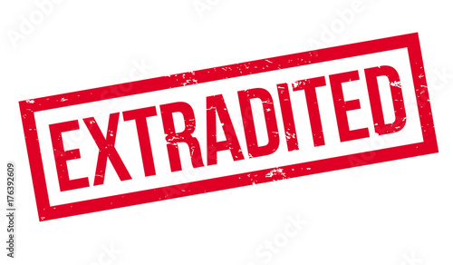 Extradited rubber stamp. Grunge design with dust scratches. Effects can be easily removed for a clean, crisp look. Color is easily changed.