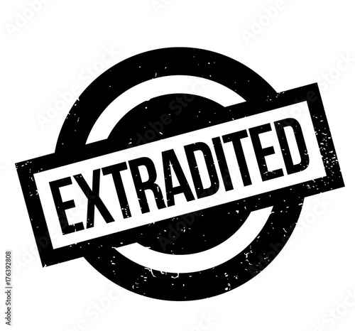 Extradited rubber stamp. Grunge design with dust scratches. Effects can be easily removed for a clean, crisp look. Color is easily changed.