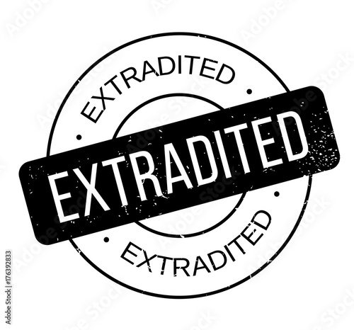Extradited rubber stamp. Grunge design with dust scratches. Effects can be easily removed for a clean, crisp look. Color is easily changed.