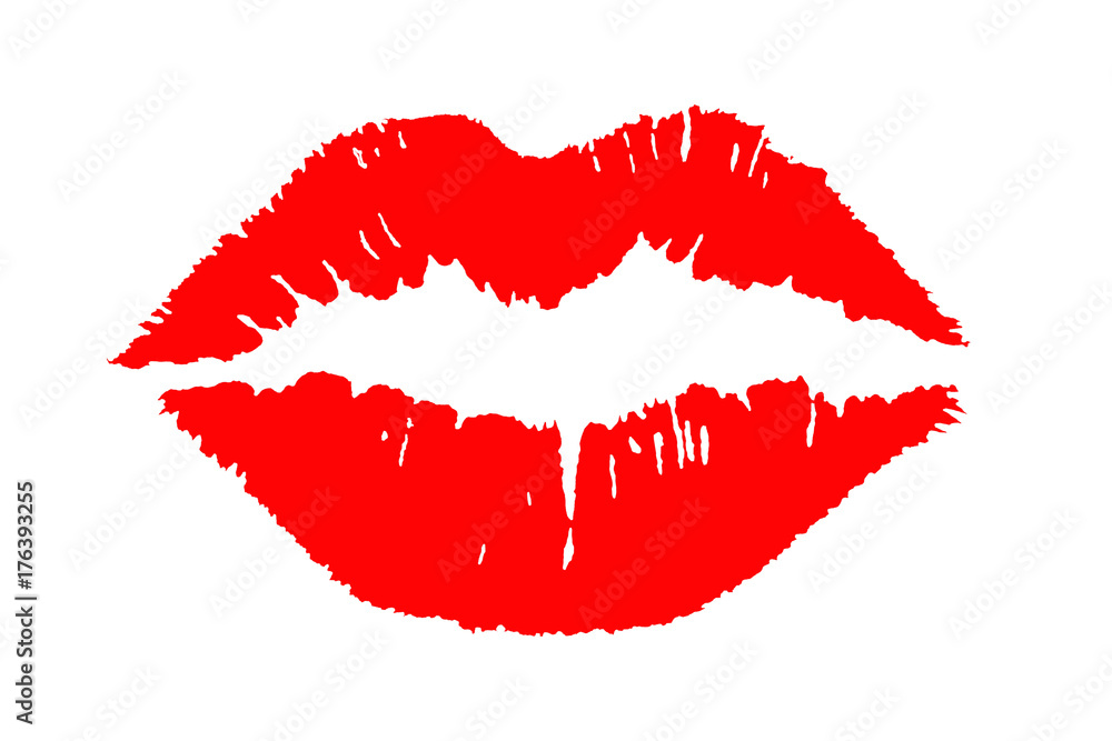 Obraz premium Red lips