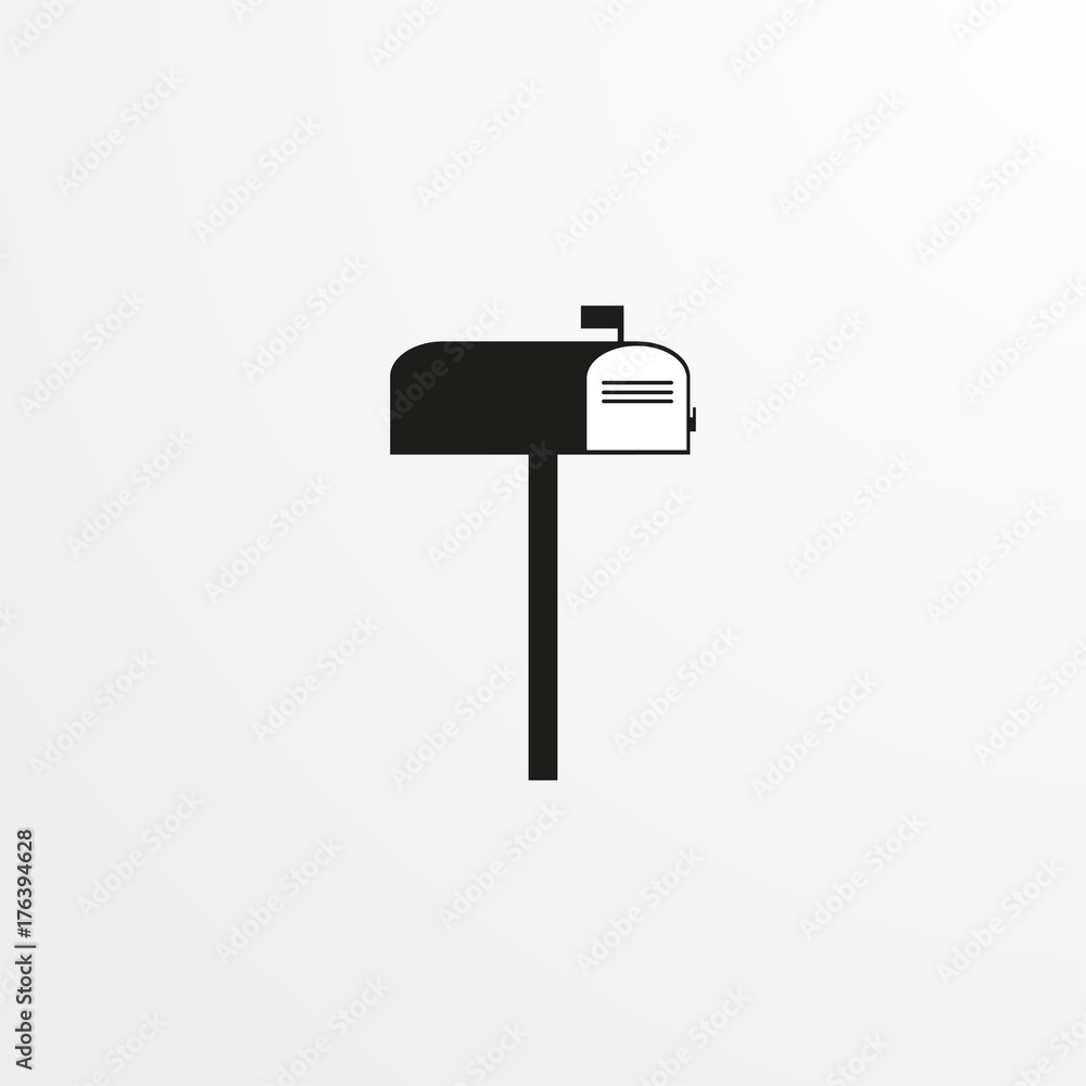 Mailbox. Vector icon. Mailbox. Vector icon.