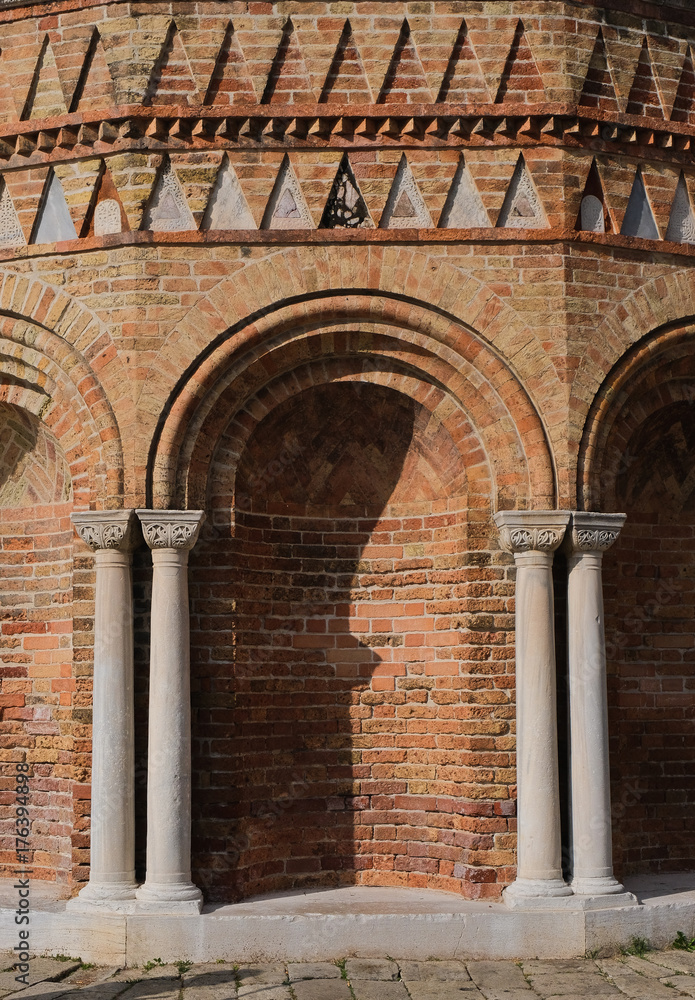 Particolare della chiesa di Santa Maria e Donato a Murano 
