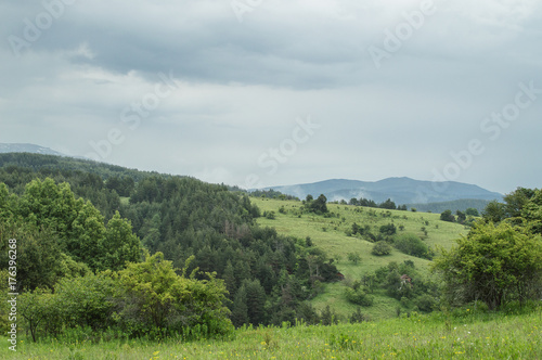 Wallpaper Mural Summer greens and clouds, Bulgaria Torontodigital.ca
