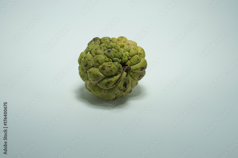 Fototapeta premium Sugar Apple (custard apple Annona) isolated on white background