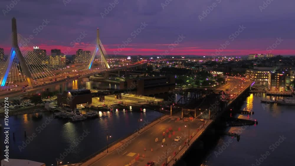 Aerial Massachusetts Boston July 2017 Night 4K Inspire 2 Aerial Massachusetts Boston July 2017 Night 4K Inspire 2
