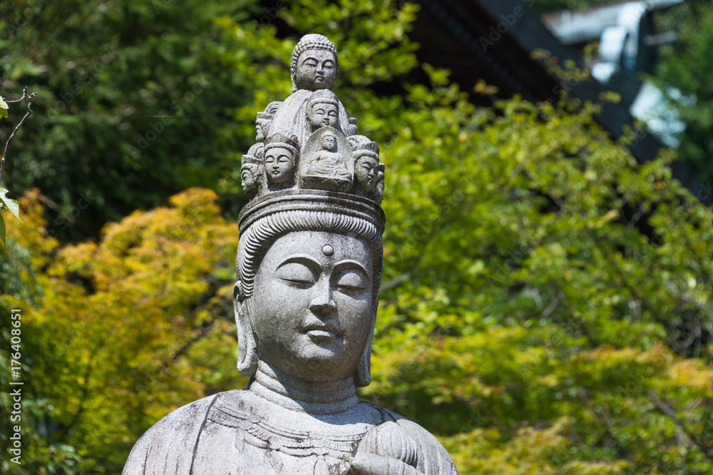 Statue at Daisho-in Temple, Miyajima, Japan.