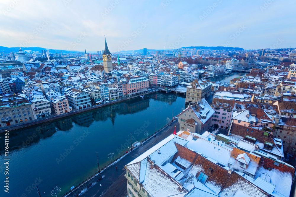Zürich Winter, Schweiz