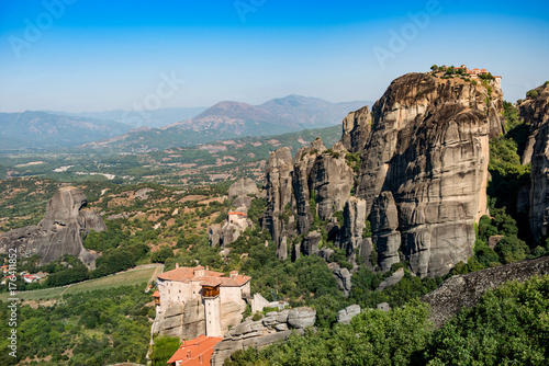Meteora monasteries, Greece. The Monastery of Rousanou or St. Barbara