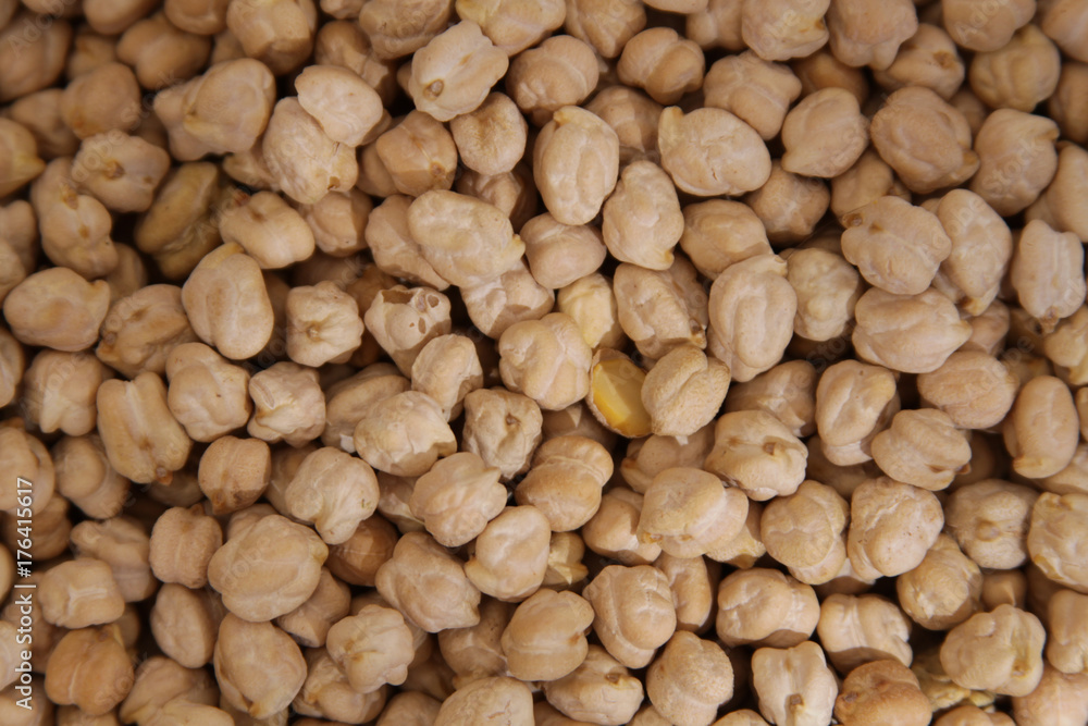 Full frame chickpeas. Full frame chickpeas.
