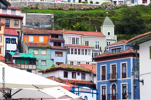 Colorful houses in Cudillero, Asturias, Spain