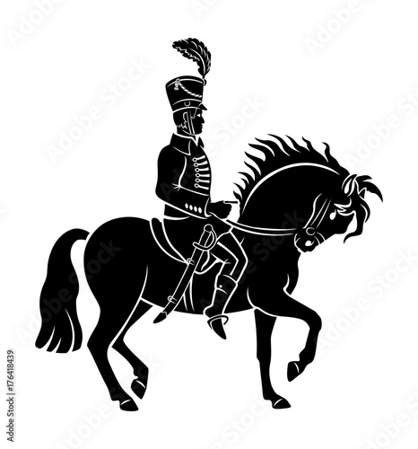 hussar on horseback photo