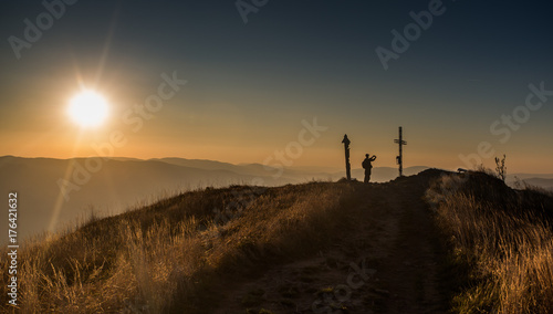 Beautiful mountains in Poland - Bieszczady