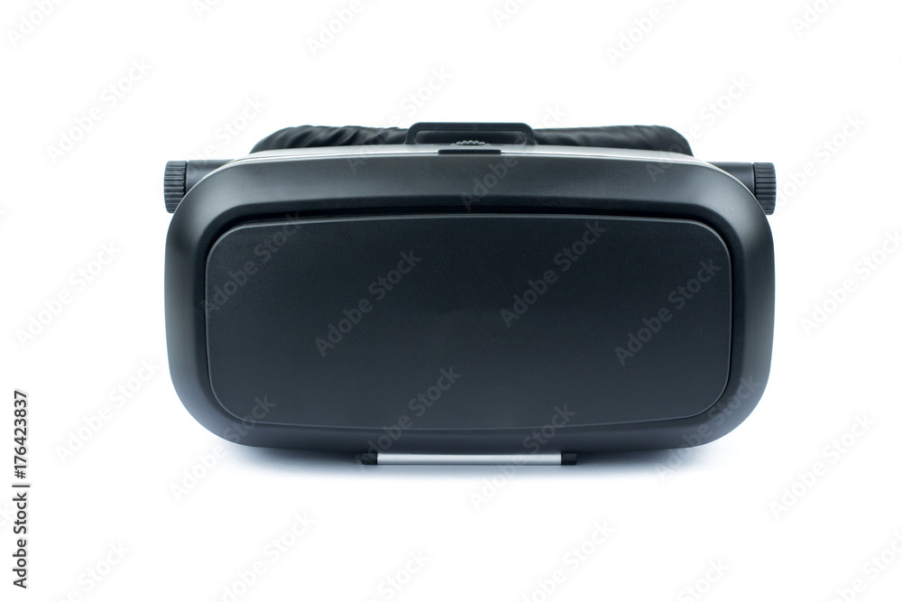 VR virtual reality glasses isolated on white background. VR virtual reality glasses isolated on white background.
