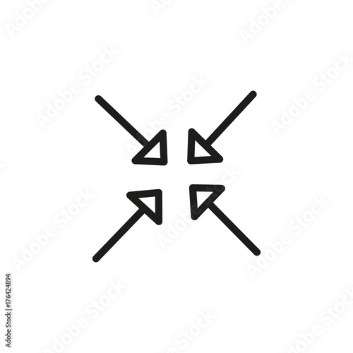 minimize arrows icon
