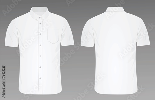 Short sleeve shirt. vector illustration