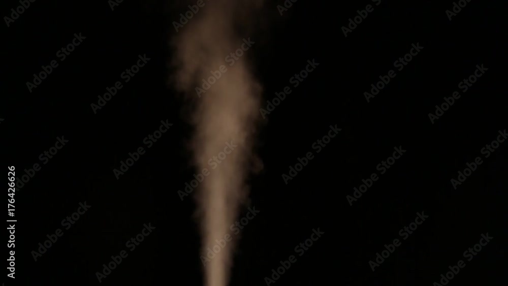 White vapor or smoke on black background White vapor or smoke on black background
