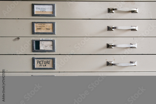 File cabinet at a nature preserve