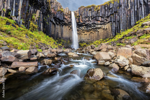 Svartifoss waterfall Iceland photo