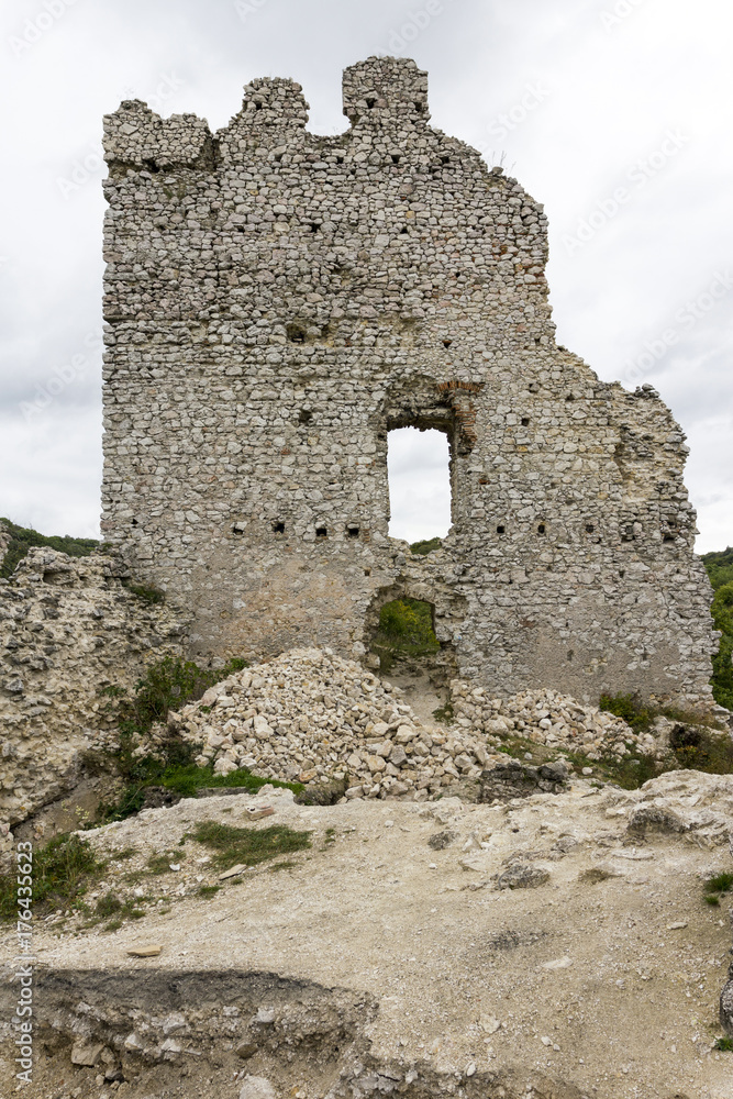 Ruins of Vitanyvar in Hungary