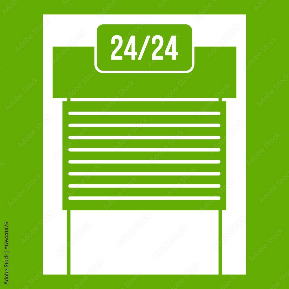24 hours parking icon green 24 hours parking icon green