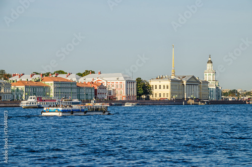 Spit of Vasilyevsky Island and University Embankment with Twelve Collegia and Kunstkammer © laranik
