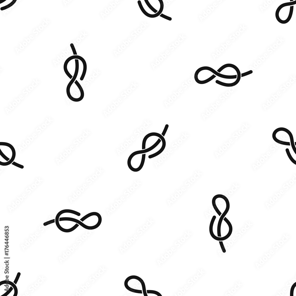Ship rope pattern seamless black Ship rope pattern seamless black