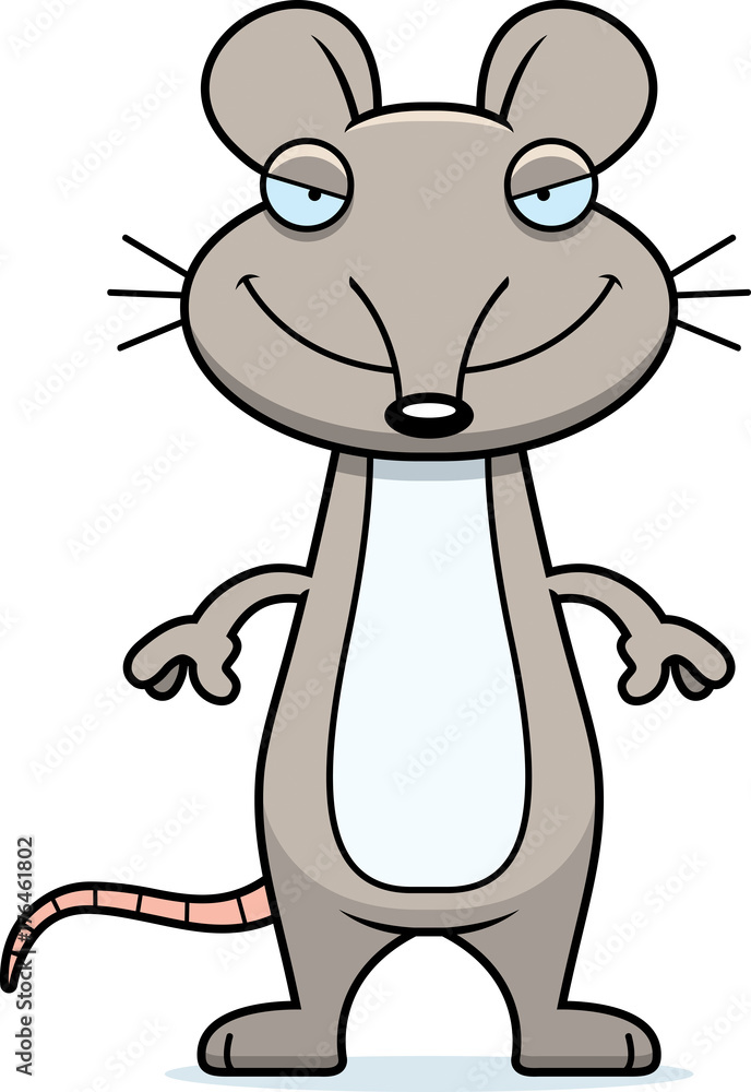 Fototapeta premium Sly Cartoon Mouse