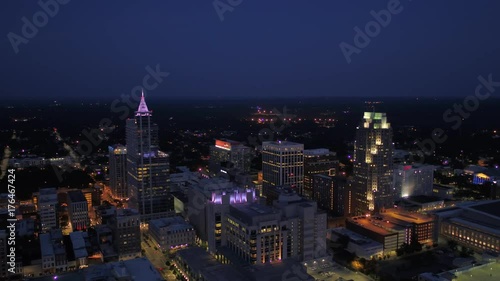Wallpaper Mural Aerial North Carolina Raleigh July 2017 Night 4K Inspire 2 Torontodigital.ca