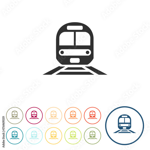 Runde Schaltflächen - Tram