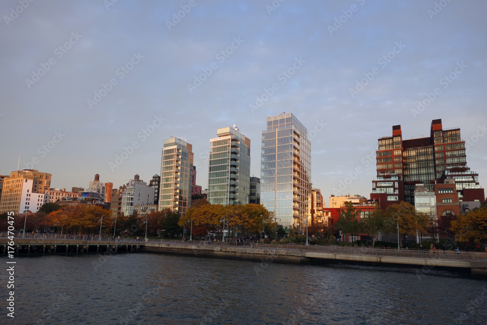 Obraz premium Skyline New York City Manhattan USA US Sky
