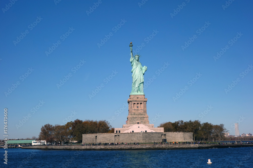 Fototapeta premium Skyline New York Manhattan Hudson River USA City