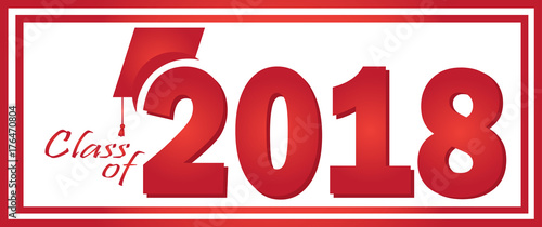 Class of 2018 Banner Red