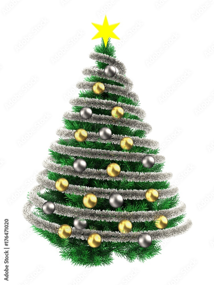 3d tinsel silver 3d tinsel silver