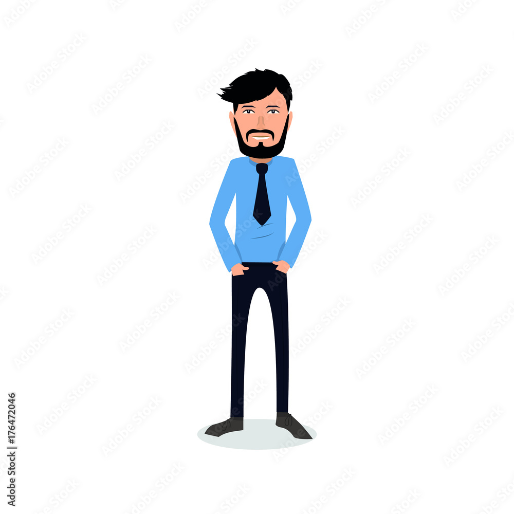 funny and cool cartoon guy in casual clothes, gesturing. Vector illustration, Hipster Style funny and cool cartoon guy in casual clothes, gesturing. Vector illustration, Hipster Style