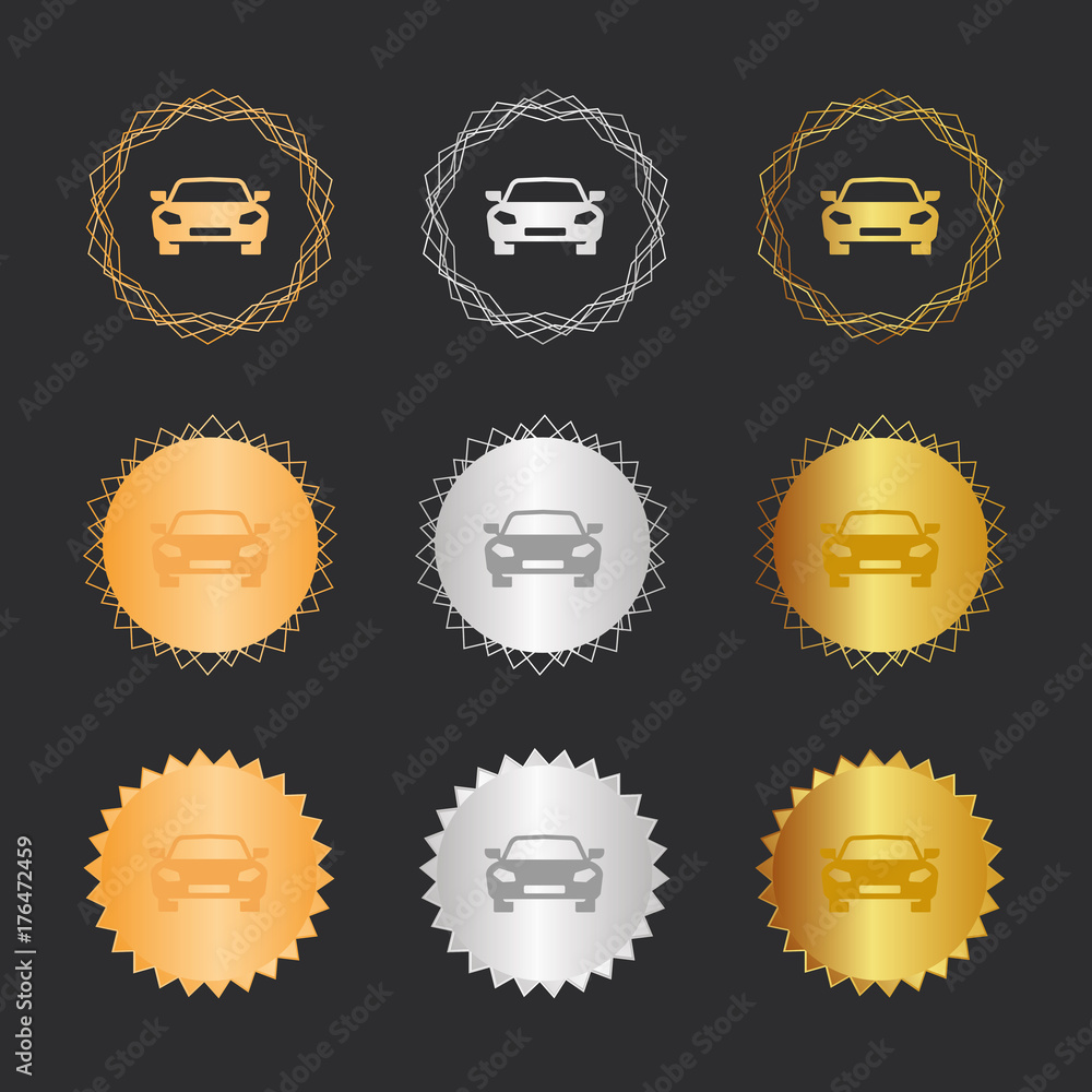 Wagen - Bronze, Silber, Gold Medaillen Wagen - Bronze, Silber, Gold Medaillen