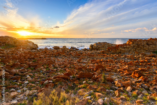 South Australian Coast at Sunset