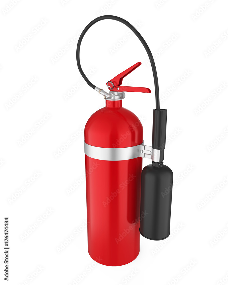 Obraz premium Fire Extinguisher Isolated