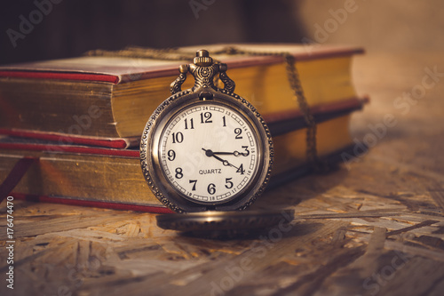 pocket watches and books